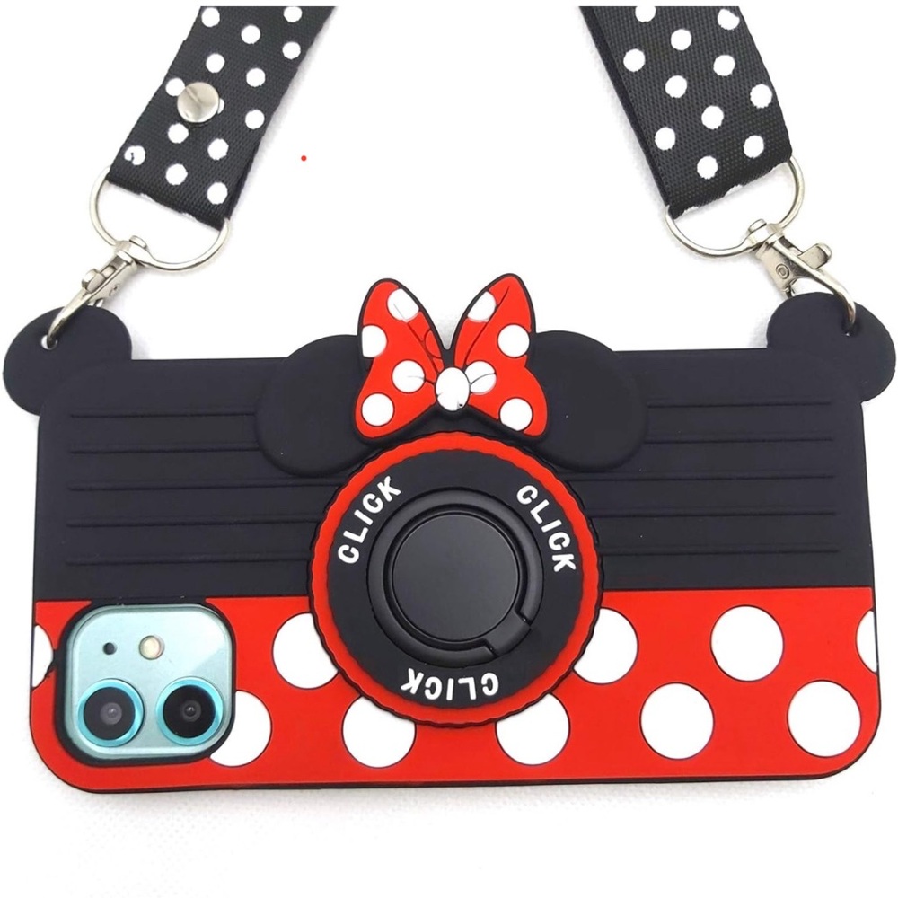 Brand New Minnie Mouse iPhone 12 Case with Strap